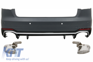 KITT brings you the new Rear Bumper suitable for AUDI A4 B9 8W (2016-Up) Sedan/Avant RS4 Design