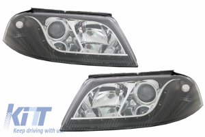 KITT brings you the new Headlights suitable for VW Passat 3BG (2000-2004) DRL Look RHD Black