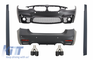 KITT brings you the new Complete Body Kit suitable for BMW F30 (2011-2019) EVO II M3 CS Design with Carbon Fiber Exhaust Muffler Tips