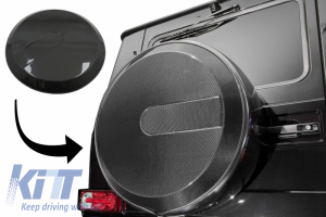 KITT brings you the new Carbon Fiber Spare Tire Cover suitable for Mercedes Benz G-Class W463 (1990-2018)