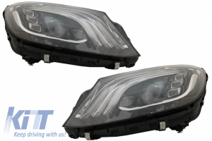 KITT brings you the new Headlights Full LED suitable for MERCEDES S-Class W222 Maybach X222 (2013-2017) Facelift Look