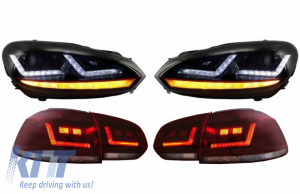 KITT brings you the new OSRAM LEDriving FULL LED TailLight with Xenon Upgrade Headlights suitable for VW Golf 6 VI (2008-2012) Dynamic Sequential Turning Light