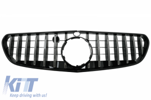 KITT brings you the new Central Grille suitable for Mercedes S-CLASS Coupe C217 Facelift (2018-up) Cabrio A217 Facelift (2018-up) GT-R Panamericana Design Chrome