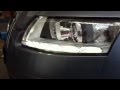 Faruri Audi A6 4F facelift tuning Headlamps and Front Grill S6 (grila centrala S6) by 123tuning.ro