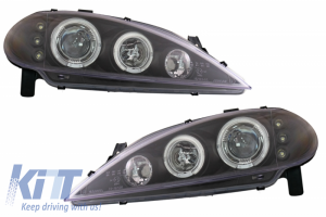 KITT brings you the new Headlights suitable for Renault Megane (3.1999-10.2002) Clear Glass Black