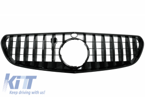 KITT brings you the new Central Grille suitable for Mercedes S-CLASS Coupe C217 (2014-2017) Cabrio A217 (2015-2017) GT-R Panamericana Design Black