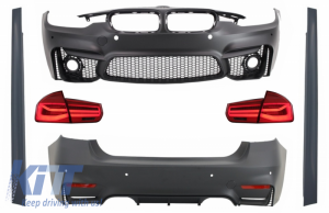 KITT brings you the new Complete Body Kit suitable for BMW F30 (2011-2019) with LED Taillights Dynamic Sequential Turning Light EVO II M3 CS Design