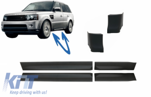 KITT brings you the new Set Lower Door Moldings suitable for Land Rover Sport L320 (2005-2013) with Wing Lower Moldings