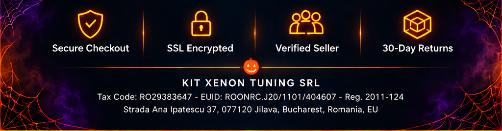 Secure checkout, SSL encrypted, verified seller, 30-day returns. KIT XENON TUNING SRL