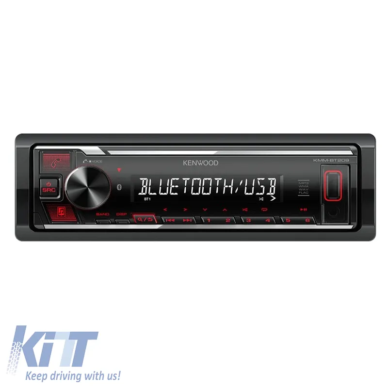 1 Din Kenwood KMM-BT209 Radio USB Aux Bluetooth