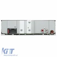 1 Din Kenwood Radio USB Aux 4x50 Watt KMΜ-105RY-image-6313072