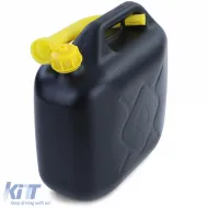 10L Reserve Petrol Diesel Canister Plastic UN Approval Black Yellow-image-6264261