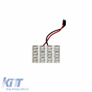 12 LED Dome Light suitable for 24volt with 5 Adapters White Color 1pc