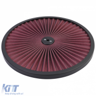 14 inch air filter cover Super Stream black red for Chevrolet Ford US car - ODETF6014343