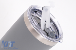 2 db-os rozsdamentes acél SS304 hőszigetelt termosz bögre fedővel, dupla falú, narancs-szürke, 20oz 590ml-image-6126654