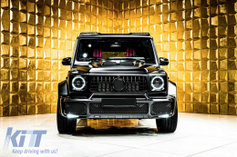 2018 G63 New Style Body Kit Conversion suitable for Mercedes G-Class W463 (2008-2017) B-Look-image-6092093