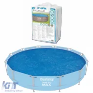 image-74-Ø 210cm Solarabdeckfolie BESTWAY Flowclear blau, geeignet für Schwimmbecken