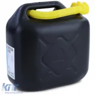 2x 10L Ersatzkanister für Benzin Diesel Kunststoff UN-Zulassung Schwarz Gelb-image-6264296