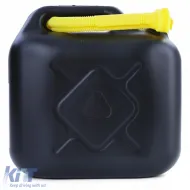 2x 10L Ersatzkanister für Benzin Diesel Kunststoff UN-Zulassung Schwarz Gelb-image-6264297