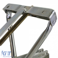 2x Caravan Support Leg Swing-Out Support Trailer Support Leg Crank Support up to 580mm-image-6261351