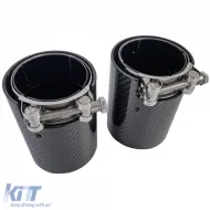 2x Carbon-Auspuffendrohre, geeignet für BMW 2er Serie F22 F23 M235i M240i-image-6194055
