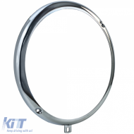2x Chrom Scheinwerferring geeignet für VW Käfer Bus T1 bis 1967 / Porsche 356-image-6264240
