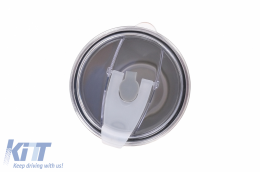 2x Thermós Anoxeídoto Atsáli SS304 Monoméni Koúpa me Kapáki Dipló Toíchoma 590ml Elafriá Portokalí Prásino-image-6126636