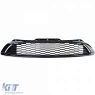 3-teiliges Kühlergrill-Set in glänzendem Schwarz, geeignet für Mini One Cooper JCW R56 R57 R58 R59-image-6197278