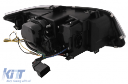 3D Angel Eyes LED DRL Xénon Phares pour BMW 3 E90 E91 LCI 2008-2011 Noir-image-6089275