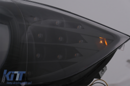 3D Angel Eyes LED DRL Xénon Phares Pour BMW 3 E90 E91 LCI AFS 2008-2011 Noir-image-6090798
