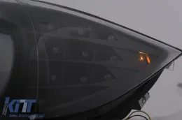 3D Angel Eyes LED DRL Ксенон Фарове подходящи за BMW 3 Series E90 E91 LCI (2008-2011) Черен-image-6089270