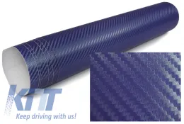 image-0-3D Carbon Folie selbstklebend 30cm *1.524 Meter blau