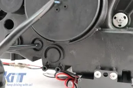 3D dupla Angel Eyes LED DRL Xenon fényszóró BMW X5 E70 (2007-2010), Fekete-image-6074960