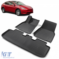image-31-3D Floor Mats Black PREMIUM LINE suitable for Tesla Model Y from 2019