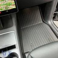 3D Fußmatten Schwarz PREMIUM LINE geeignet für Tesla Model Y ab 2019-image-6204804