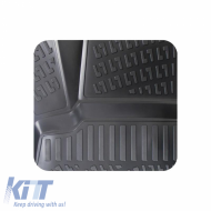3D gumiszőnyeg garnitúra TPE Mercedes W176/W177/B-osztály W246/CLA/GLA Rizline 4 részes fekete-image-6291738
