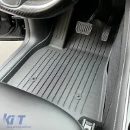 3D gumiszőnyeg szett fekete PREMIUM LINE Tesla Model Y 2019-től-image-6204803
