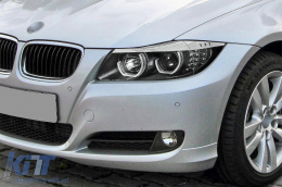 
3D LED Angel Eyes első lámpa BMW 3 E90 Limousine E91 Touring (03.2005-08.2008) balkormányos modellekhez, fekete-image-6078910