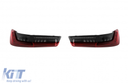 3D LED CSL type tail lights suitable for BMW 3 Series G20 2019-2021 with red base, left and right - ABBMTX6012152