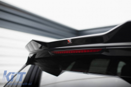 3D Maxton Design add-on for sunshade suitable for BMW X5 G05 Face after 2023, black lacquer-image-6144150