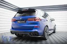3D Maxton Design Aufsatz für Sonnenschutz geeignet für BMW X5 G05 Face nach 2023, schwarz lackiert-image-6144147