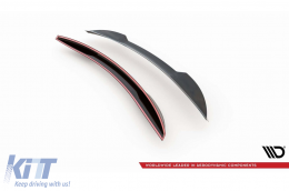 3D spoiler Maxton Design suitable for trunk of Audi A8, A8 S-Line, S8 D5 2017-2021, black lacquer-image-6235741