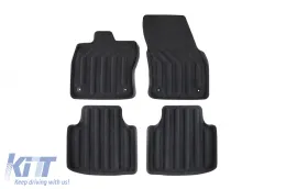 image-55-3D Textil-Fußmatten Gumarny Zubri geeignet für Skoda Superb 2015-2019, Skoda Superb nach 2020, Volkswagen Arteon nach 2017, Set aus 4 Stück, schwarz