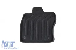 3D Textil-Fußmatten Gumarny Zubri geeignet für Skoda Superb 2015-2019, Skoda Superb nach 2020, Volkswagen Arteon nach 2017, Set aus 4 Stück, schwarz-image-6254055