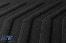 3D textile floor mats Gumarny Zubri suitable for Volkswagen Golf VI 2008-2013, Skoda Octavia 2008-2012, set of 4 pieces, black-image-6254090