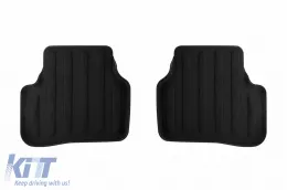 3D textile floor mats Gumarny Zubri suitable for Volkswagen Passat B6 2005-2010, Volkswagen Passat B7 2011-2014, set of 4 pieces, black-image-6254123