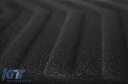 3D Textilfußmatten Gumarny Zubri geeignet für Volkswagen Touran nach 2015, Set aus 4 Stück, schwarz-image-6254052