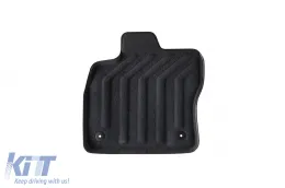 3D Textilfußmatten Gumarny Zubri geeignet für Volkswagen Golf Sportsvan 2014-2020, Set aus 4 Stück, schwarz-image-6254071
