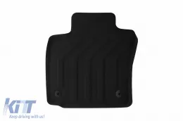 3D Textilfußmatten Gumarny Zubri geeignet für Volkswagen Golf VI 2008-2013, Skoda Octavia 2008-2012, Set aus 4 Stück, schwarz-image-6254086