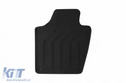 3D Textilfußmatten Gumarny Zubri geeignet für Skoda Fabia 2014-2021, Set aus 4 Stück, schwarz-image-6254100